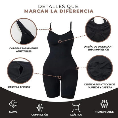 Body moldeador para mujer, camiseta sin mangas con Control de barriga