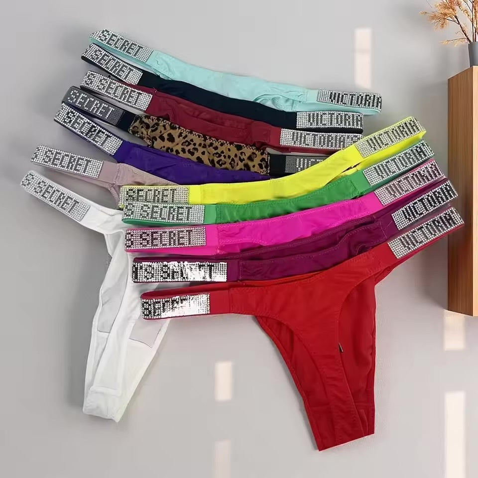 3 Piezas de bragas tipo tanga de victoria’s secret